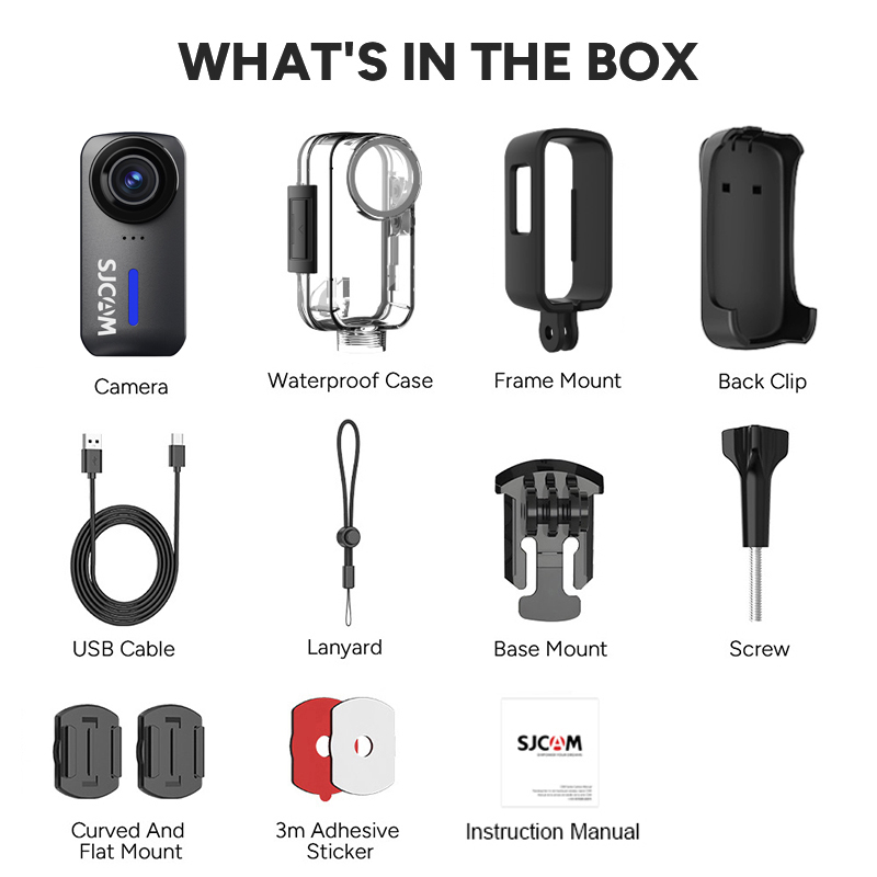 Outdoor Sport Usa - SJCAM C110+ 4K 30fps Action Kamera