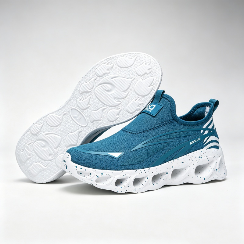 Outdoor Sports Outfit - Paar-Sneaker mit dicker Sohle zum Hineinschlüpfen,