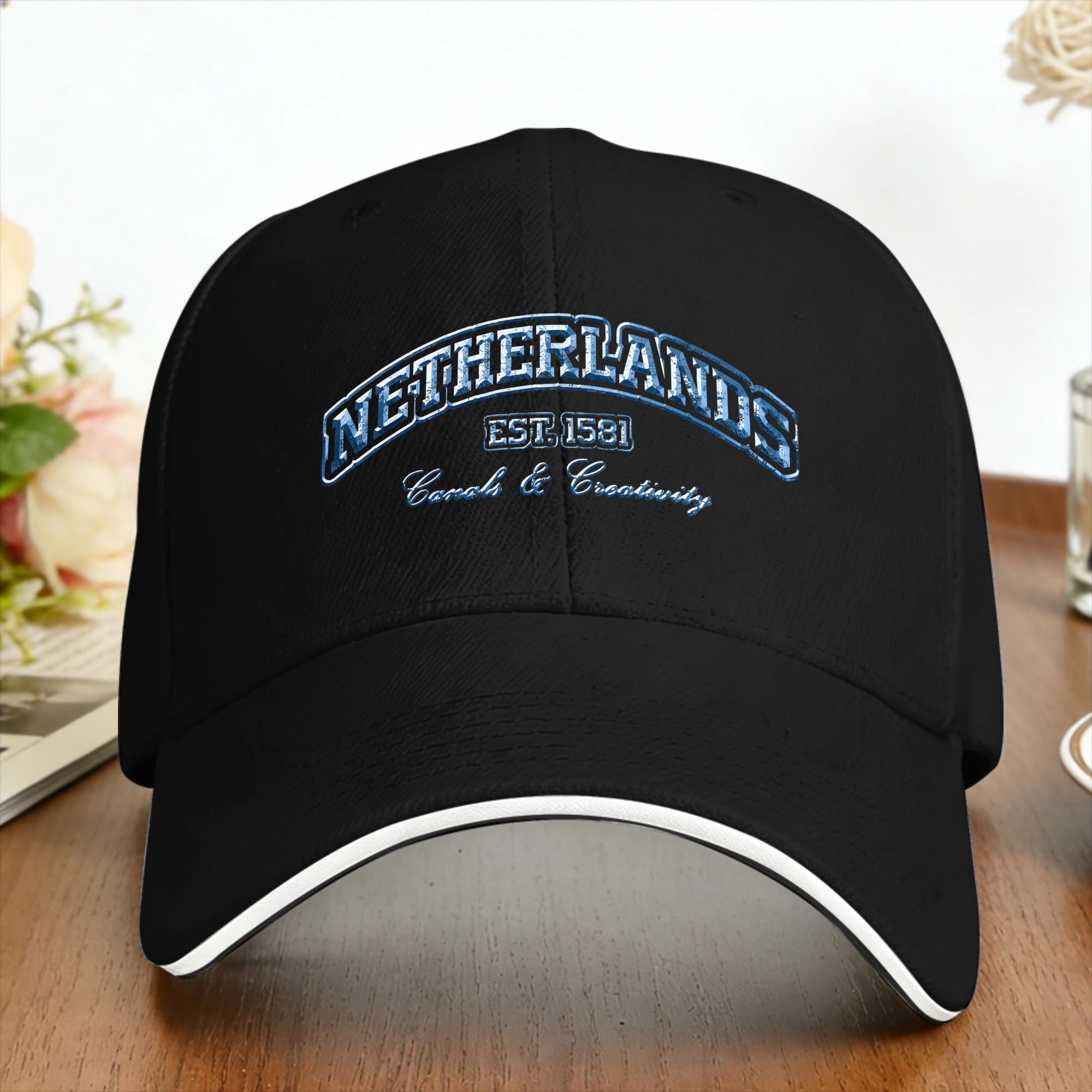 Outdoor Sport Ideas - Retro Netherlands Est 1581 Art Baseballkappe,
