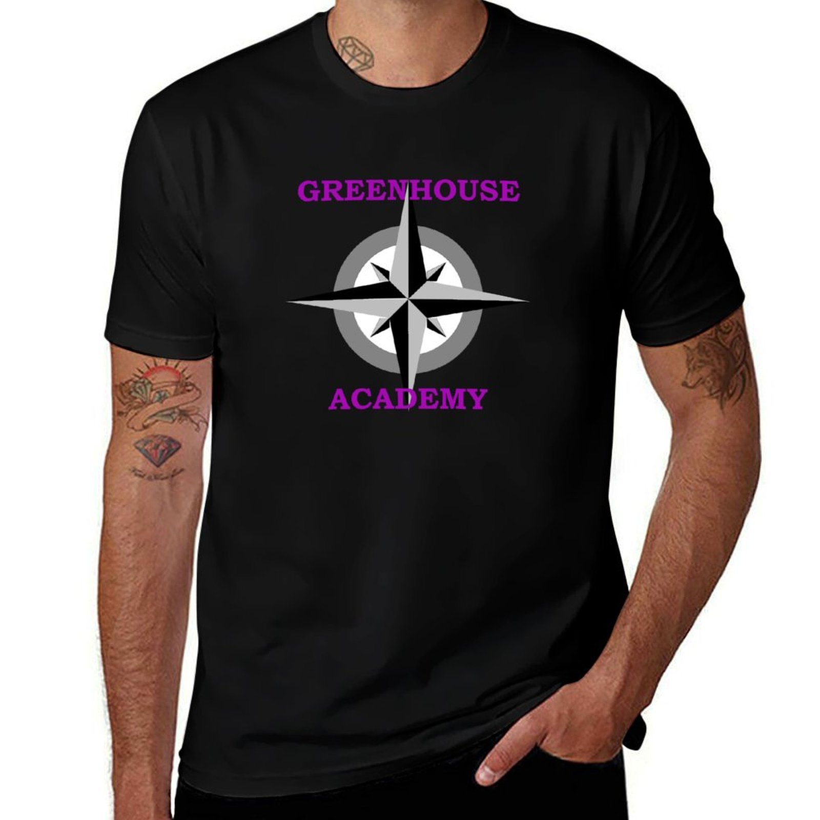 Academy Sports Outdoor - Greenhouse Academy T-Shirt Outdoor-Aktivitäts-Sport-T-Shirt