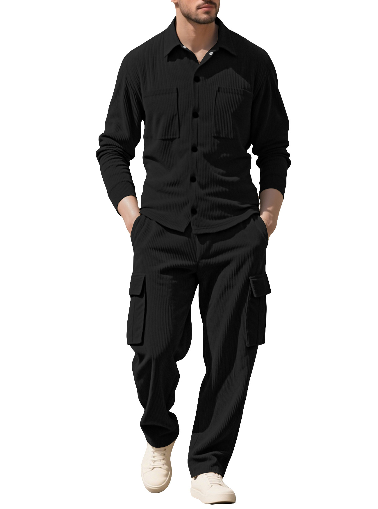 Herren-Trainingsanzug aus Cord – Outdoor Sports Outfit Bewertung und Preis