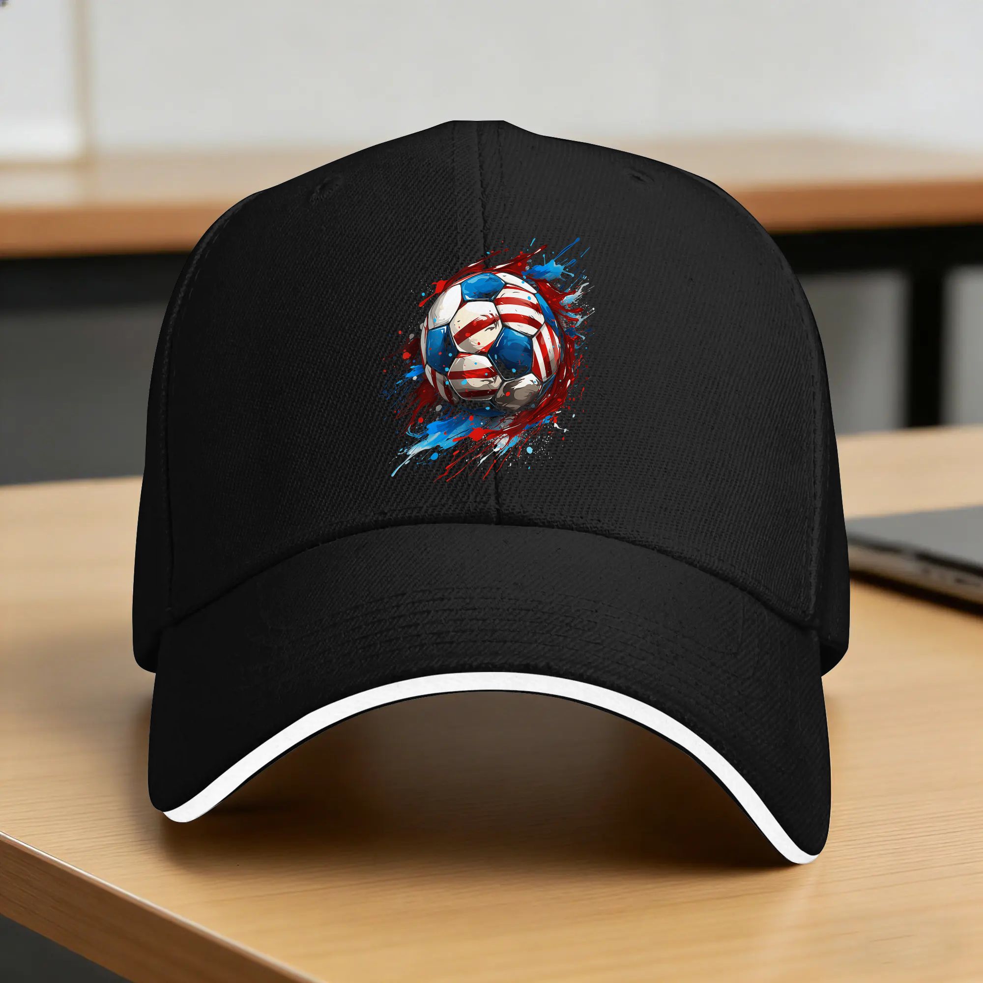 Sommer Fußball USA Flagge Fußb – Outdoor Sport Usa Bewertung und Preis